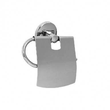 ASTRO toilet roll holder with lid chrome