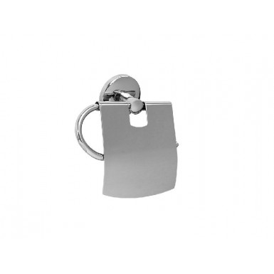 ASTRO toilet roll holder with lid chrome