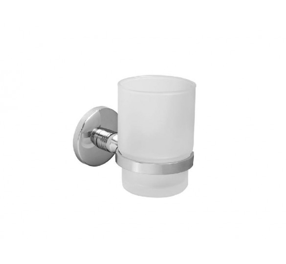 ASTRO tumbler holder frosted glass wall mounted astro