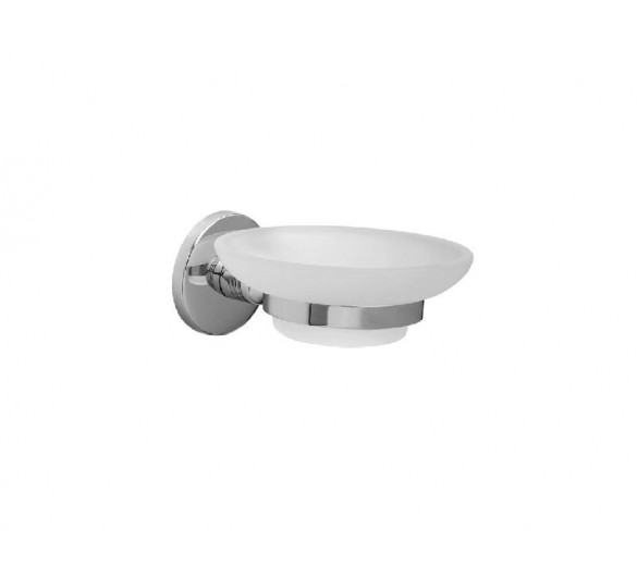 ASTRO soap dish holder frosted glass wall mounted astro