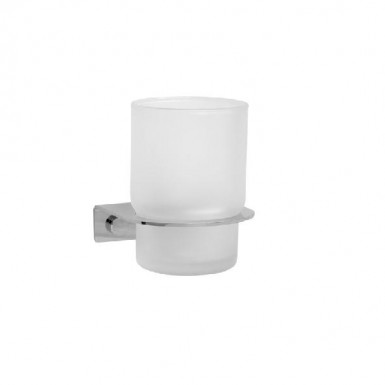 CIAO tumber holder frosted glass wall mounted