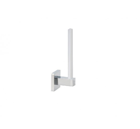 CUBE spare toilet roll holder chrome cube