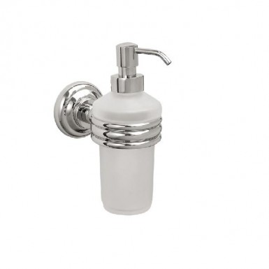 RETRO soap dispenser frosted glass wall mounted