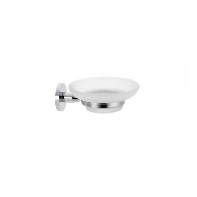 SIGMA soap dish holder frosted glass wall mounted