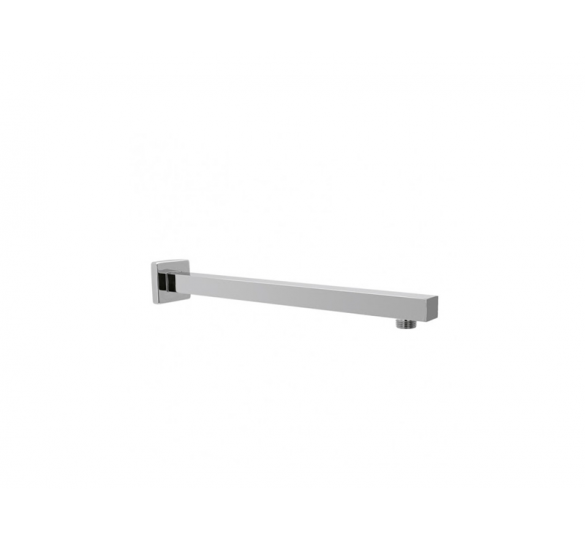 Wall bracket 350mm 25x25mm with rosette 60x60 chrome MOUNTED ON THE WALL