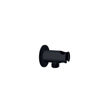 Wall mounted water supply with phone support total black