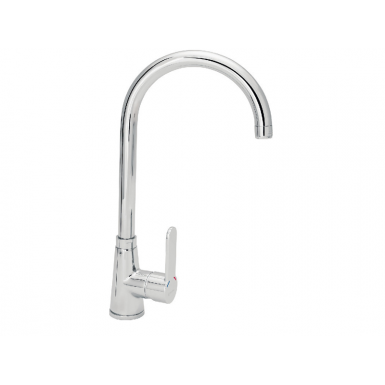 OMEGA sink faucet with high spout chrome