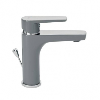 OPTIMA VIVID  washbasin faucet total grey matt - chrome