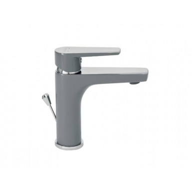 OPTIMA VIVID  washbasin faucet total grey matt - chrome