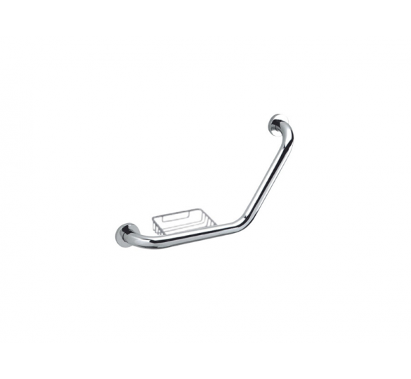 Angle handle with basket 22x22cm brass chrome 70-2542 Professional equipment - accessories