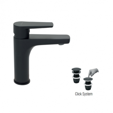 OPTIMA washbasin faucet black matt