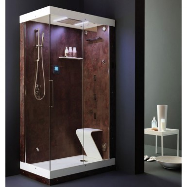 SHOWER BOX YOUNG 140X77X2.2 RED ACRILAN