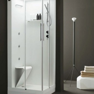 SHOWER BOX YOUNG 100X70X2.2 RED ACRILAN