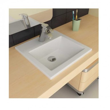 SEREL washbasin white 42 * 42 * 12cm