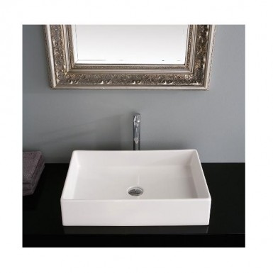 THEOREMA washbasin white 60 * 40 * 12 cm
