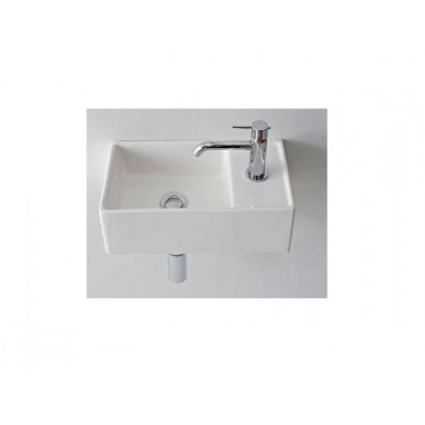 TEOREMA  / R washbasin white 41 * 23 * 8.5 cm