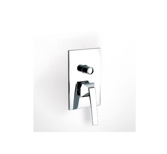LUCE 2-way inlet mixer with deflector MOUNTED ON THE WALL
