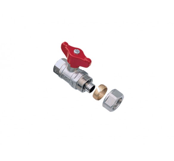 BALL VALVE STATUS WITH NUT BRASS FORM MINI-BALL VALVES Sanitary Ware - AGGELOPOULOS SANITARY WARE S.A.