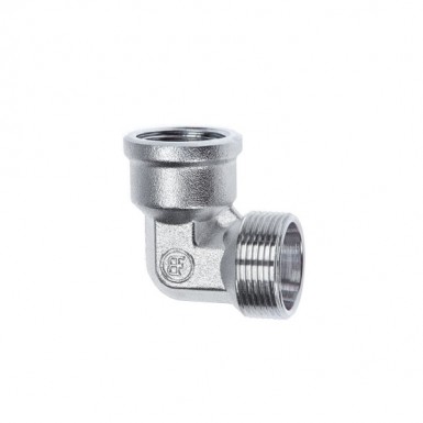 ANGLE COMPRESSION FITTING BRASS FORM