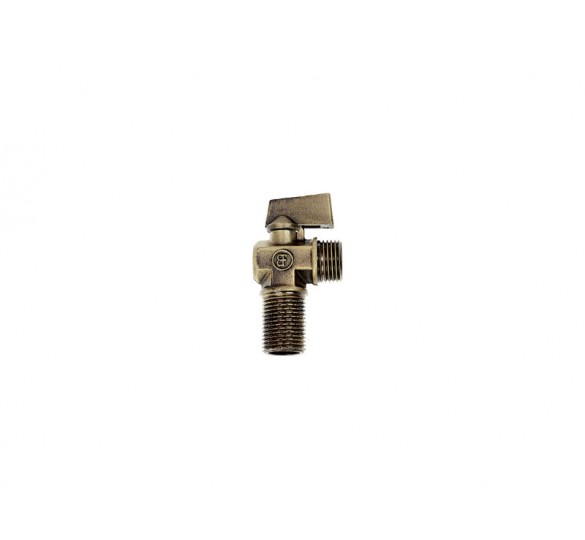ANGLE BALL VALVE PETIT BRASS FORM MINI-BALL VALVES Sanitary Ware - AGGELOPOULOS SANITARY WARE S.A.