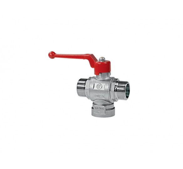 BALL VALVE 3WAY SMART BRASS FORM MINI-BALL VALVES Sanitary Ware - AGGELOPOULOS SANITARY WARE S.A.