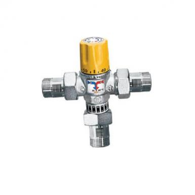Three-way thermostatic mixing valve 1/2 Brass Form 6012