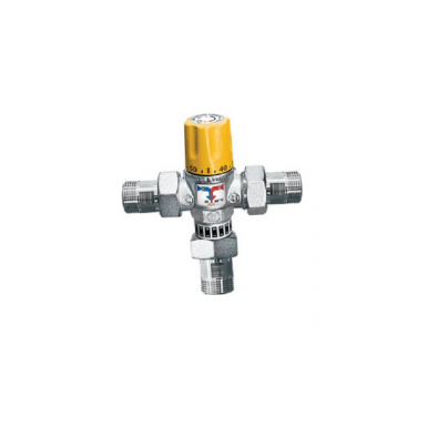 Three-way thermostatic mixing valve 1/2 Brass Form 6012