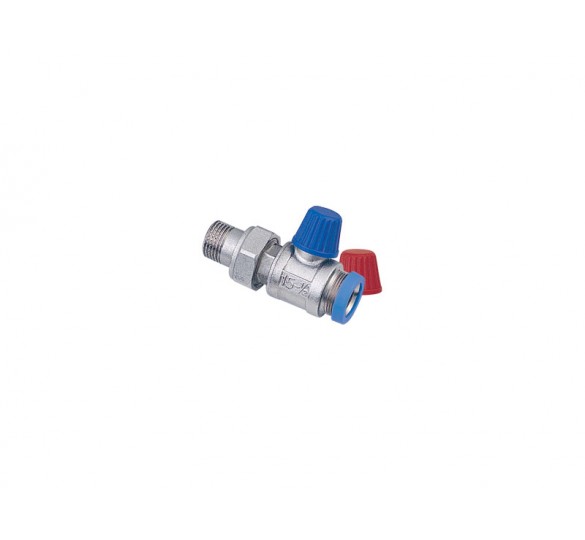 BALL VALVE STATUS 1/2" nut * (24*19) BRASS FORM MINI-BALL VALVES Sanitary Ware - AGGELOPOULOS SANITARY WARE S.A.