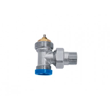 ANGLE THERMOSTATIC VALVE DOUBLE PIPES BRASS FORM