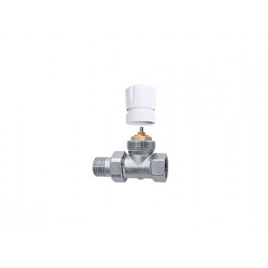 STRAIGHT THERMOSTATIC VALVE DOUBLE PIPES BRASS FORM