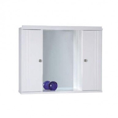 Καθρέπτης με ντουλάπι 65cm  λευκός
