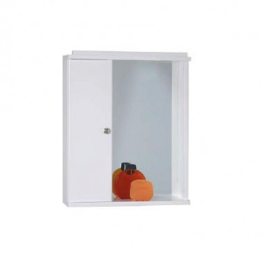 Καθρέπτης με ντουλάπι 50cm  λευκός