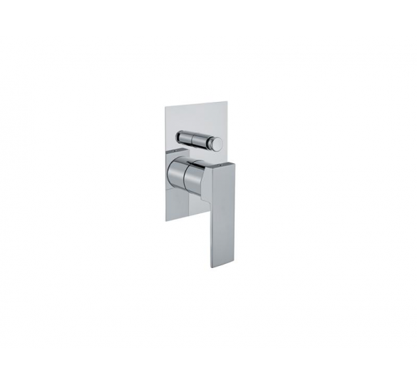 KUBE BUILT IN SHOWER MIXER WITH 2 OUTLET 100 FIORE MOUNTED ON THE WALL