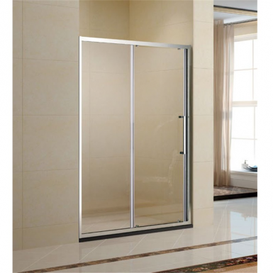 MINIMAL 500 SINGLE SLIDING DOOR AND SIDE PANEL CLEAR 
