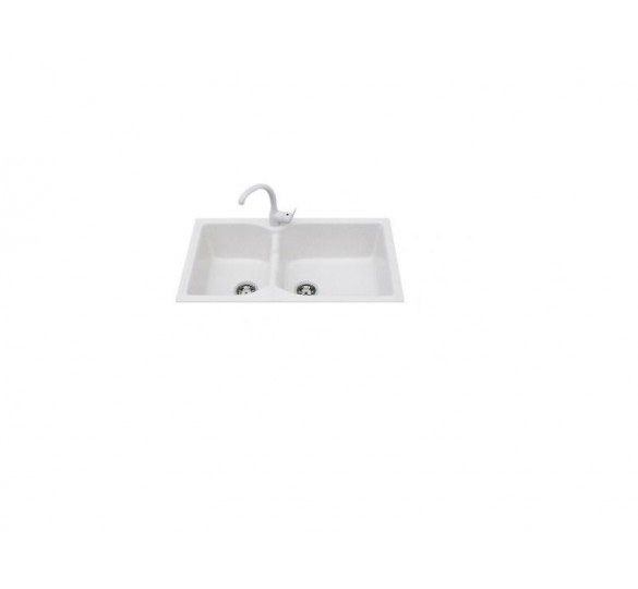 Karag D-617 91 * 51 cm white synthetic synthetic sinks