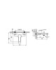 ANDARE WNX238073C mixer tap for bathtub chrome BATHROOM
