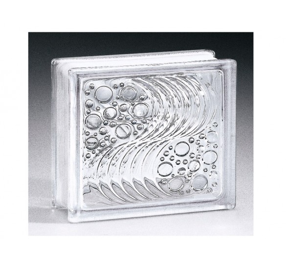 glass brick Ocean LONG 19 x 19 x 8 colorless Sanitary Ware - AGGELOPOULOS SANITARY WARE S.A.