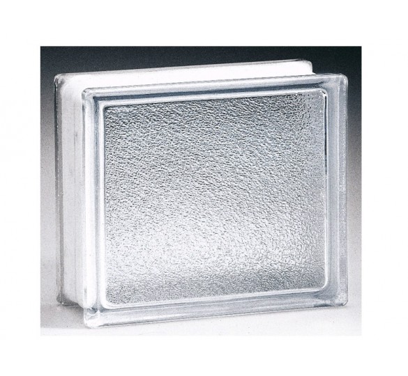 glass brick tantzerin colorless 19 x 19 x 8 colorless