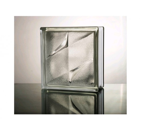 colorless glass brick Stella 19 x 19 x 8 colorless Sanitary Ware - AGGELOPOULOS SANITARY WARE S.A.