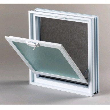 vinyl window 38.4 x 38.4cm