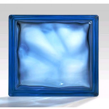 glass brick cloud blue 19 x 19 x 8 internal use