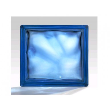 glass brick cloud blue 19 x 19 x 8 internal use