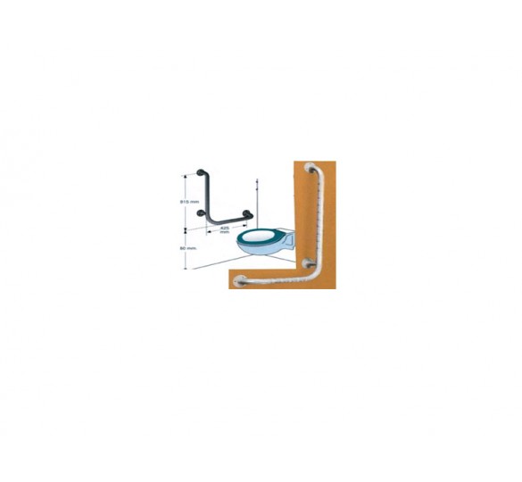 steel barbell AV-30425 Grab bars for disabled Sanitary Ware - AGGELOPOULOS SANITARY WARE S.A.