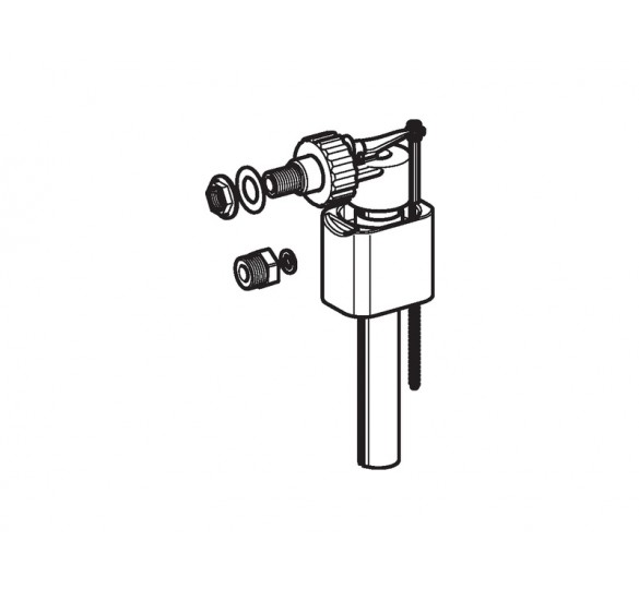 geberit float flushing water  136.724.003 spare parts geberit Sanitary Ware - AGGELOPOULOS SANITARY WARE S.A.