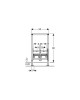 geberit fastening element duofix 111.524.00.1 fixing elements geberit Sanitary Ware - AGGELOPOULOS SANITARY WARE S.A.