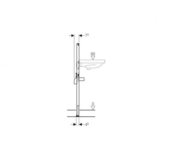 geberit fastening element duofix 111.434.00.1 fixing elements geberit Sanitary Ware - AGGELOPOULOS SANITARY WARE S.A.