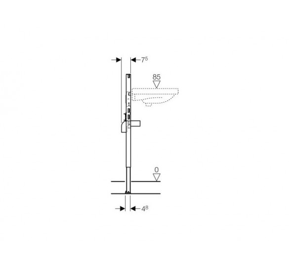 geberit fastening element duofix 111.490.00.1 fixing elements geberit Sanitary Ware - AGGELOPOULOS SANITARY WARE S.A.