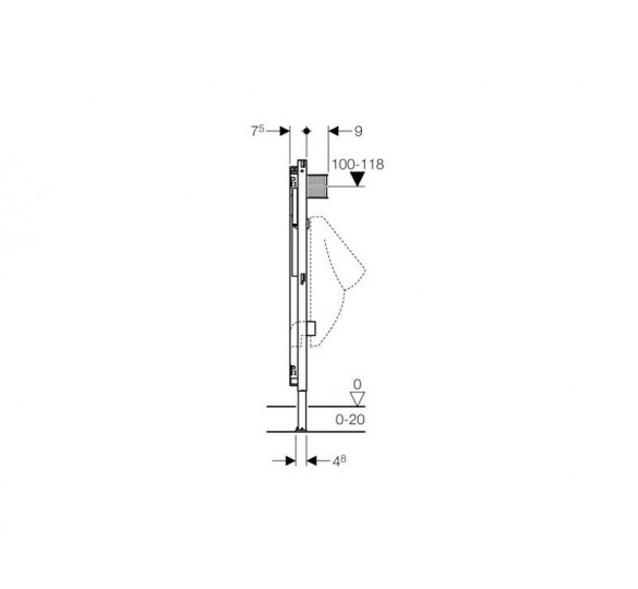 geberit fastening element duofixdesign 111.616.00.1 fixing elements geberit Sanitary Ware - AGGELOPOULOS SANITARY WARE S.A.