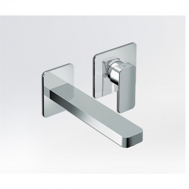 QUADRA wall-mounted washbasin faucet chrome 144904-100