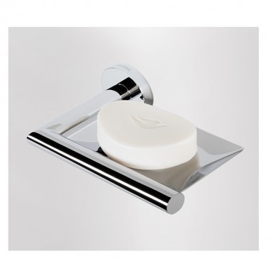 wall mounted soap holder chrome